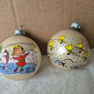 Peanuts Christmas Ornaments with Snoopy and Woodstock